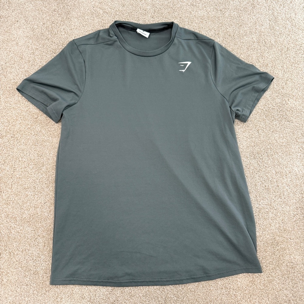 Gymshark Arrival T-Shirt Mens Medium Gray Short Sleeve Athletic Top Training Gym